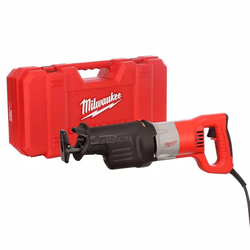 Milwaukee 13 Amp Orbital Reciprocating Saw with 1-1/4 in. Stroke and Hard Case