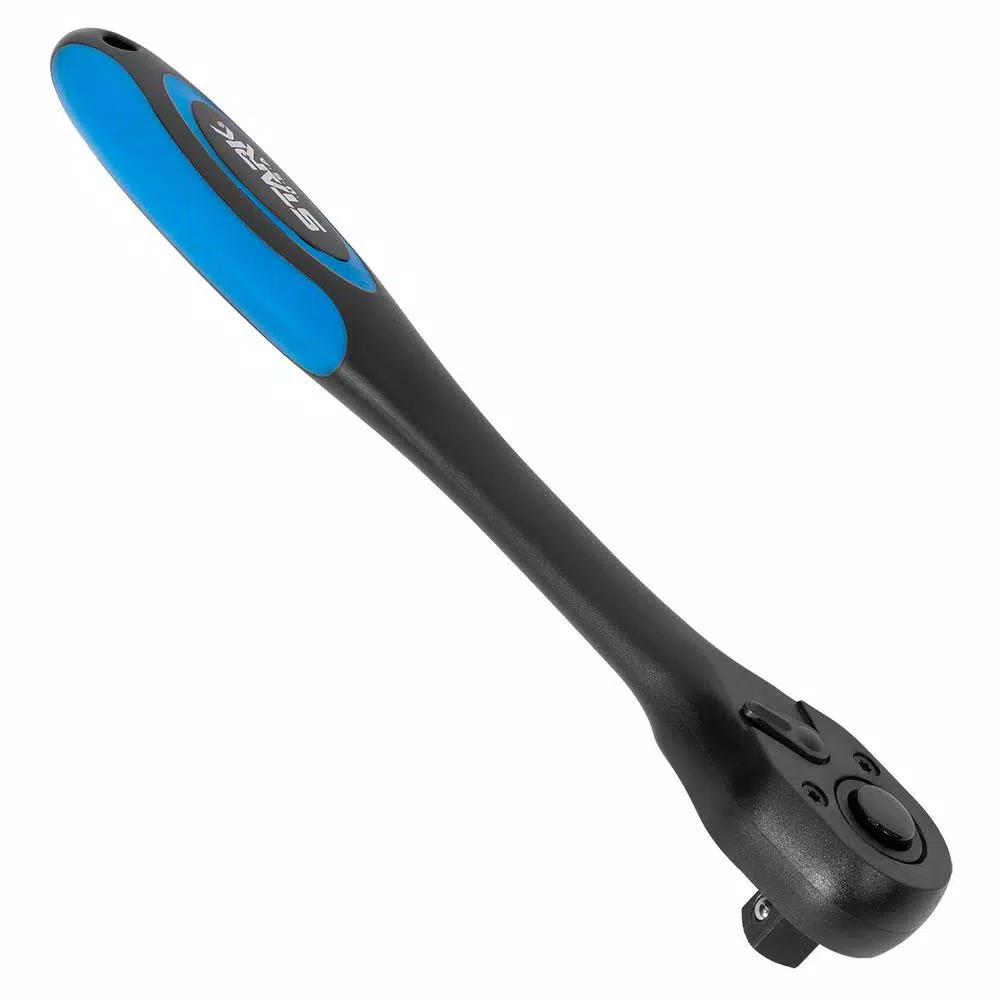 Stark 1/2 in. Drive 72-Tooth Quick Release Composite Ratchet Wrench, Blue/Black