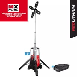 Milwaukee MX FUEL Lithium-Ion Cordless Rocket Tower Light with Integrated Charger thumbnail 14