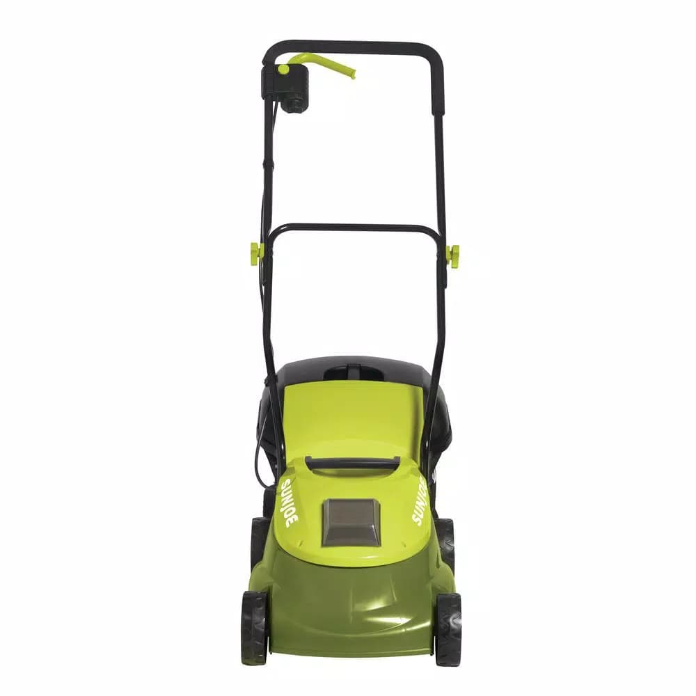 Sun Joe 28V Brushless Cordless Walk-Behind Push Mower Kit with 5 Ah Battery and Charger, 14 in. Cutting Width