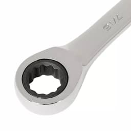 GEARWRENCH 7/16 in. Combination Ratcheting Wrench, 12-Point Steel, Chrome thumbnail 2