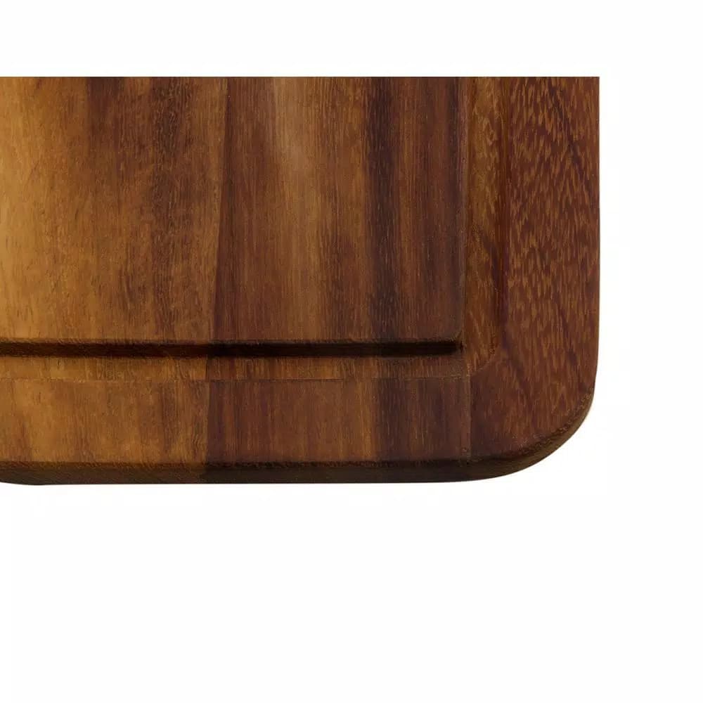 ALFI BRAND Iroko Wood Cutting Board with Polyethylene Insert - Made in Italy