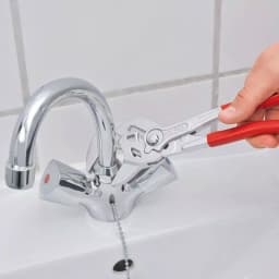 Knipex 6 in. Forged Steel Pliers Wrench with Nickel Plating thumbnail 2