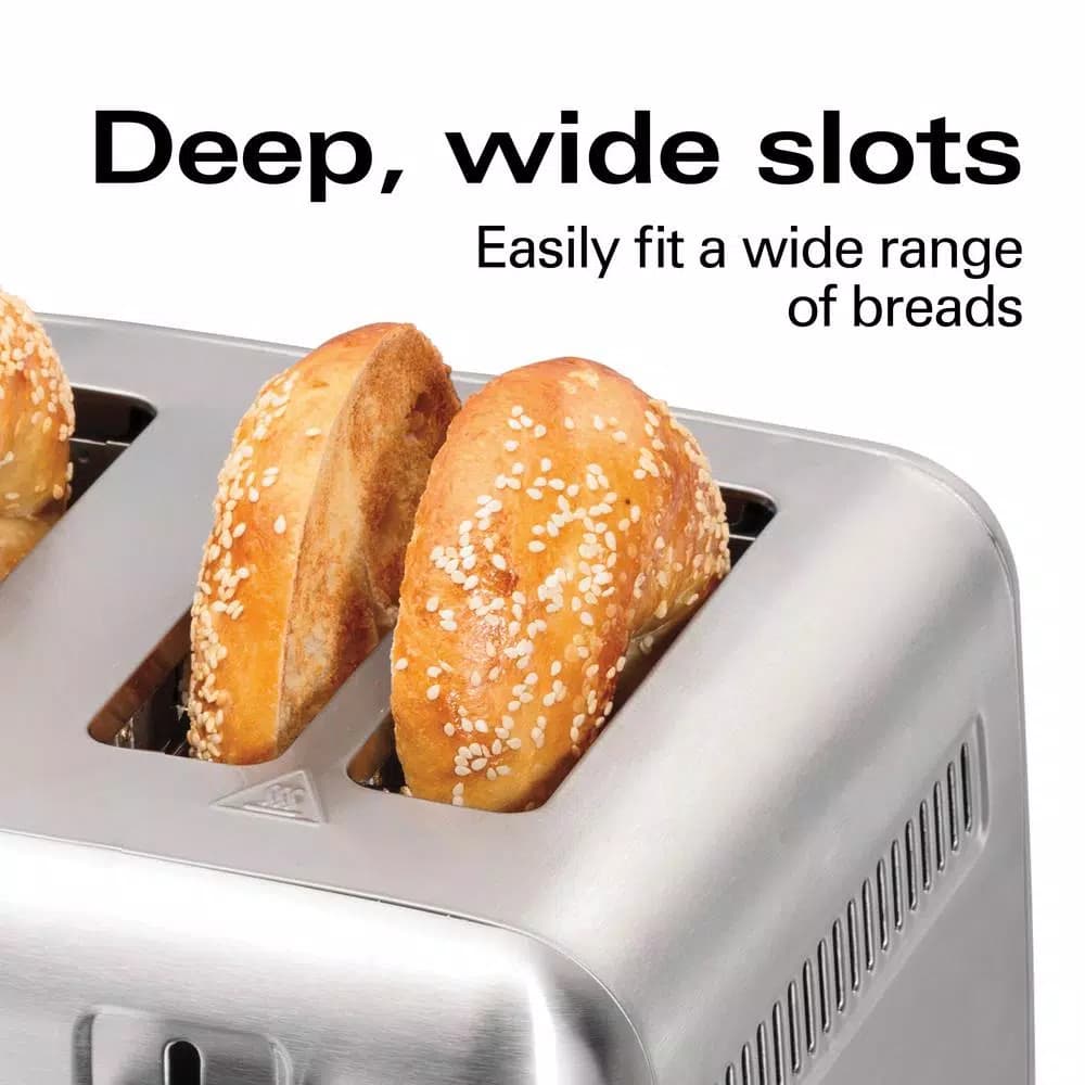 Hamilton Beach Professional 4-Slice Stainless Steel Wide Slot Toaster