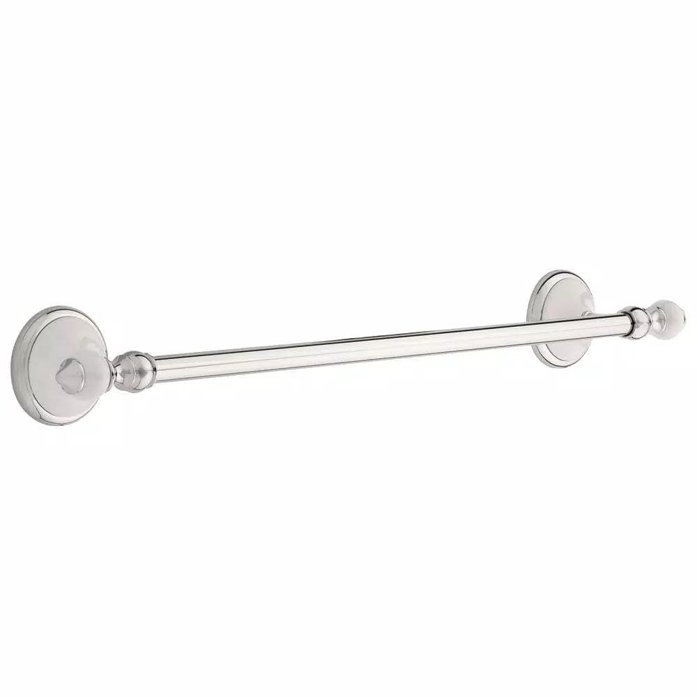 Delta Alexandria 18 in. Single Towel Bar, Chrome and White