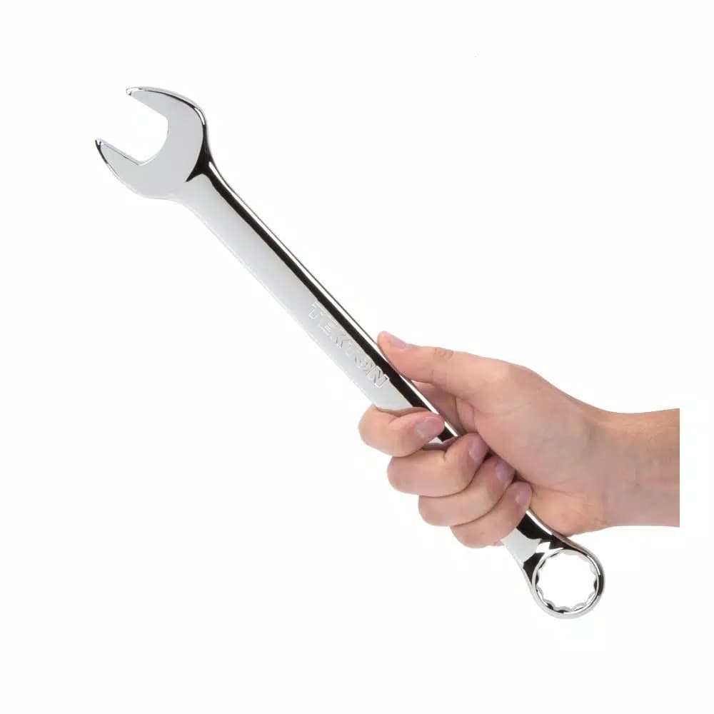 TEKTON 20 mm Combination Wrench, 12-Point Box End, Chrome Vanadium Steel