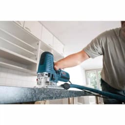 Bosch JS572EBK 7.2 Amp Corded Variable Speed Barrel-Grip Jigsaw Kit with Case and Assorted Blades thumbnail 9