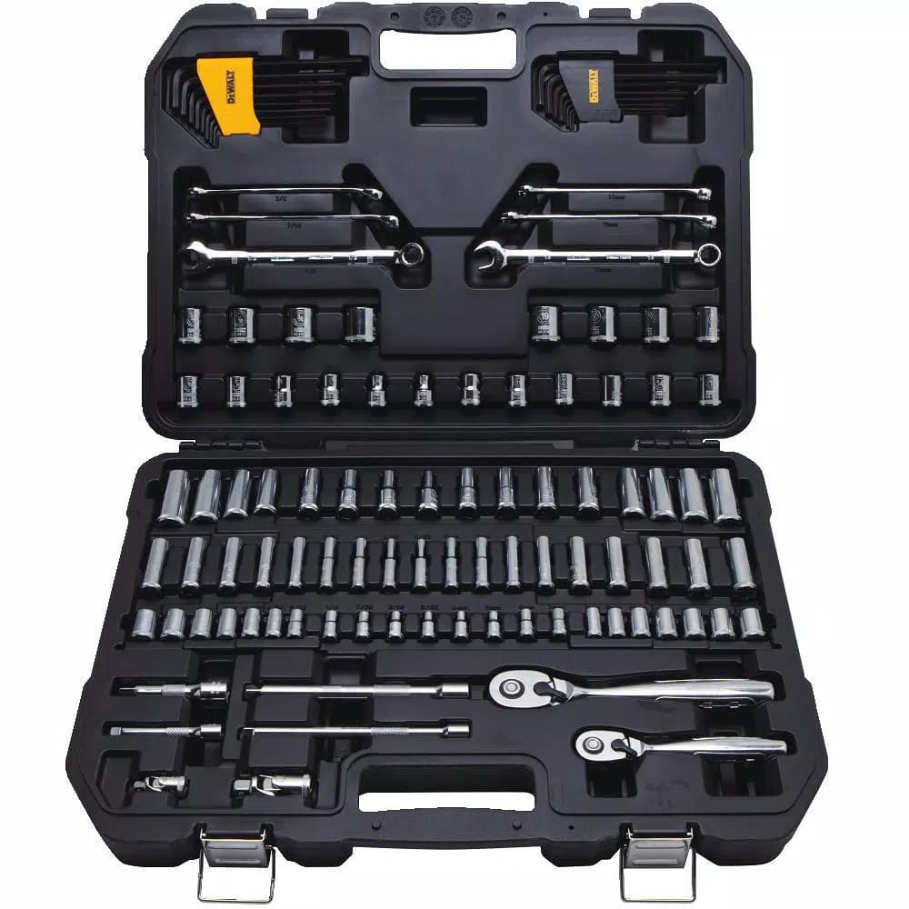 DEWALT 118-Piece Mechanics Tool Set with Ratchet and Socket Set