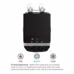Brio Tri-Temp 2-Stage Countertop Bottleless Water Cooler with UV Self-Cleaning thumbnail 4