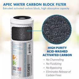 APEC Water Systems APEC Ultimate 10 in. Extruded Carbon Block Replacement Filter thumbnail 3