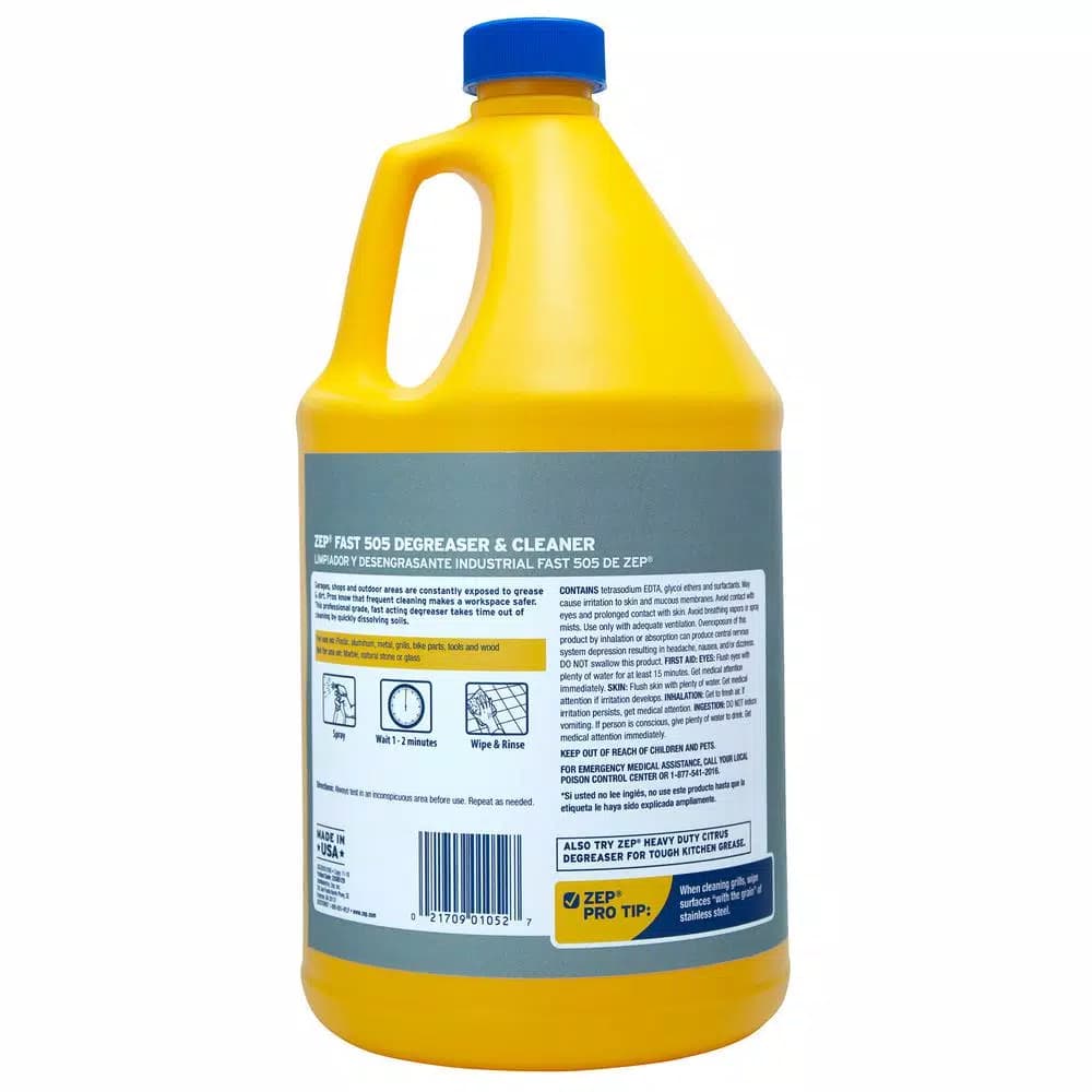ZEP Fast 505 Industrial Cleaner and Degreaser, 1 Gallon