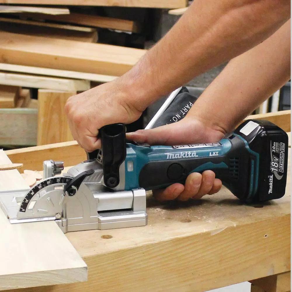 Makita 18V LXT Cordless Plate Joiner, 0.75 in. Biscuit Joiner (Tool-Only)