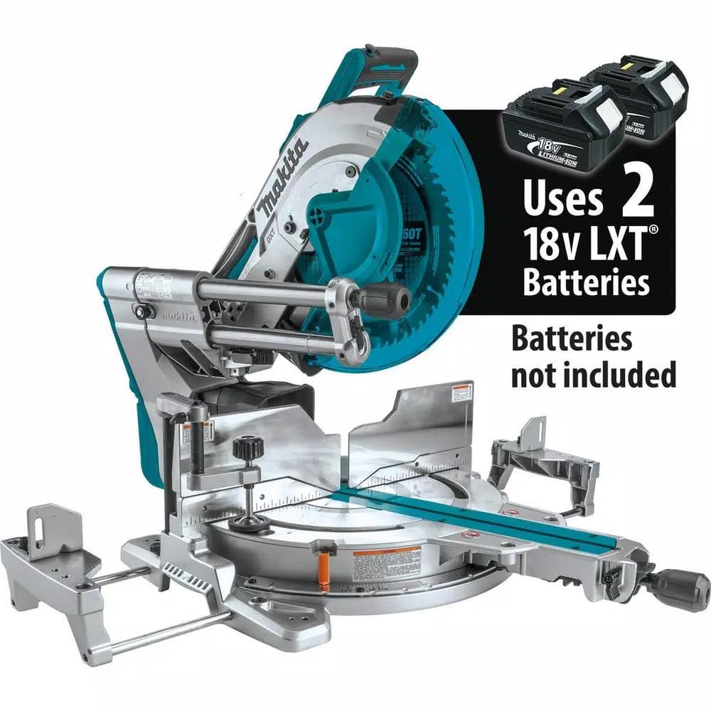 Makita 12 in. Brushless Cordless Dual-Bevel Sliding Compound Miter Saw with Laser (XSL07Z) - Tool Only