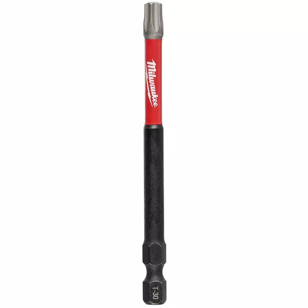 Milwaukee SHOCKWAVE Torx T30 3.5 in. Impact Duty Steel Screwdriver Bits, 5-Pack