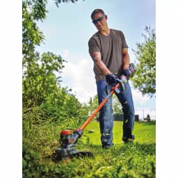 BLACK+DECKER 60V MAX Cordless Handheld Leaf Blower (400 CFM, 100 MPH) with Bonus 2-in-1 String Trimmer and Edger thumbnail 15