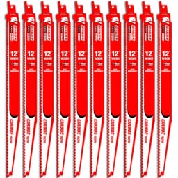 Diablo Demo Demon 12 in. Carbide-Tipped Reciprocating Saw Blades, 5/7 TPI, 10-Pack thumbnail 1