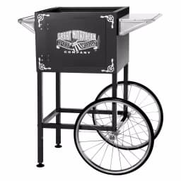 Great Northern Lincoln 8 oz. Antique Black Popcorn Machine with Cart thumbnail 9