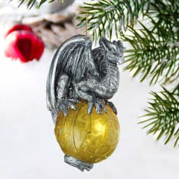 Design Toscano Protector of the Gothic Portal Celtic Dragon 2010 Holiday Ornament thumbnail 2