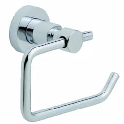 No Drilling Required Loxx Single Post Toilet Paper Holder, Modern Chrome Zinc Design, No-Drill Mounting thumbnail 1