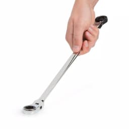 TEKTON 9/16 in. x 5/8 in. Extra Long Flex-Head Ratcheting Box End Wrench thumbnail 8