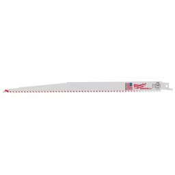 Milwaukee 12 in. 5 TPI Wood Cutting Reciprocating Saw Blades, Bi-Metal (5 Pack) thumbnail 3