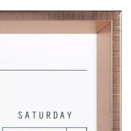 DesignOvation Calter Modern Magnetic Dry Erase Monthly Calendar Wall Organizer with Frame thumbnail 3