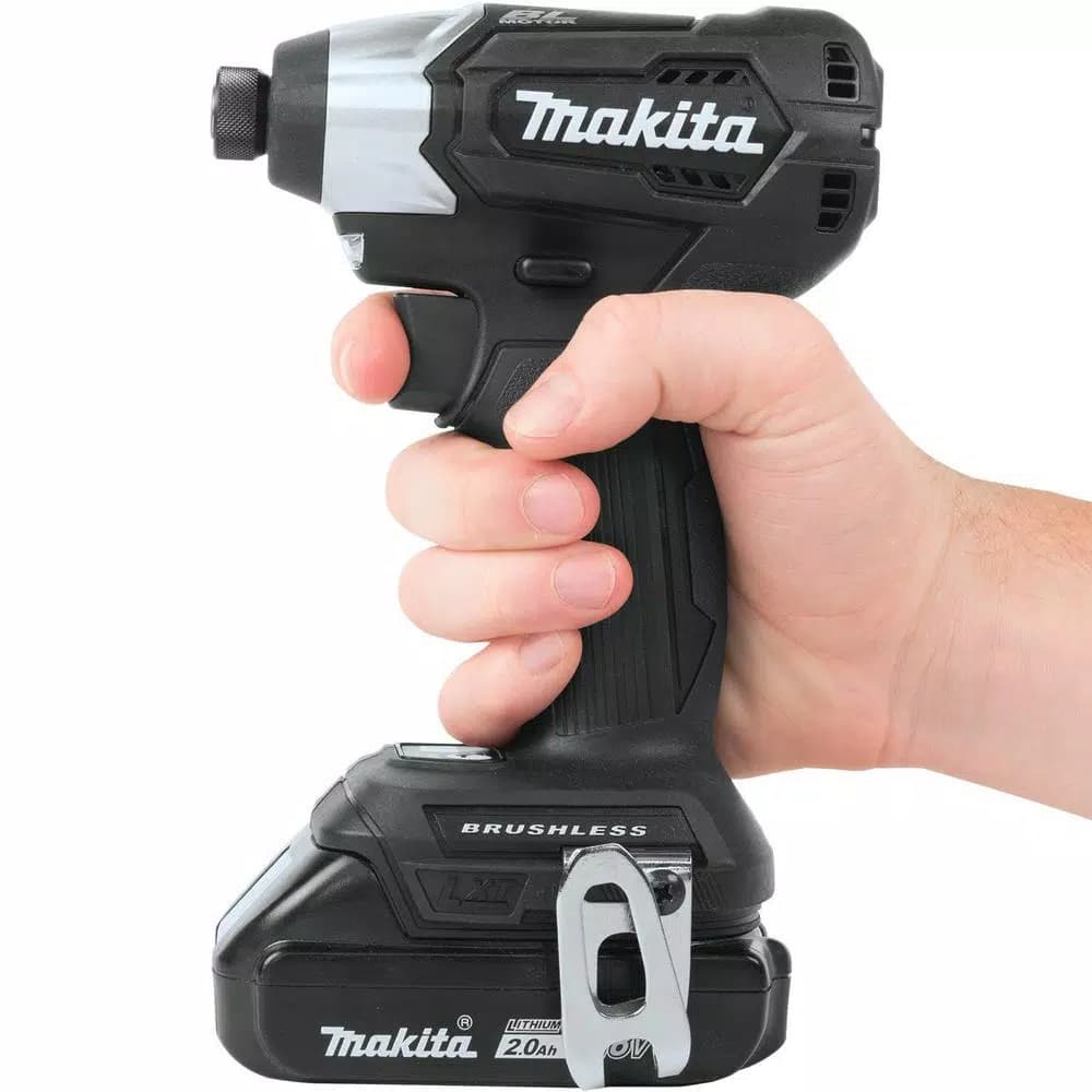 Makita 18V LXT Sub-Compact Brushless Cordless 2-Piece Combo Kit (Driver-Drill & Impact Driver) with 2.0Ah Battery