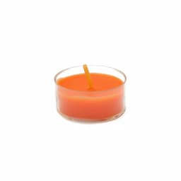 Zest Candle Orange Tealight Candles, 1.5 in. Diameter, 50-Pack thumbnail 1
