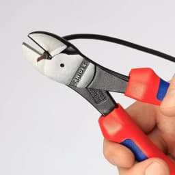KNIPEX 5-1/2 in. High Leverage Diagonal Cutters with Comfort Grip thumbnail 2