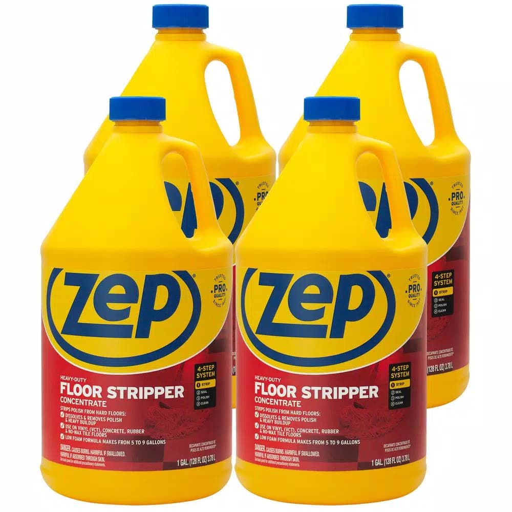Zep Heavy-Duty Floor Stripper, 1 Gallon (Case of 4)