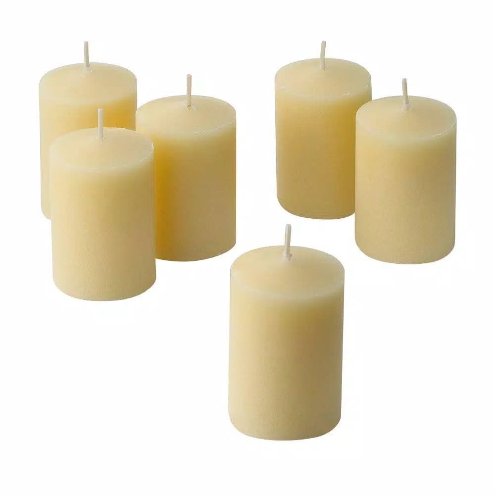 Light In The Dark Ivory Unscented Votive Candles, 15-Hour Burn Time, 36 Pack