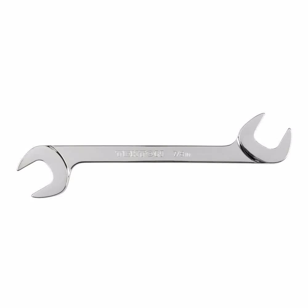 TEKTON 7/8 in. 60° Angle Head Double Open End Wrench