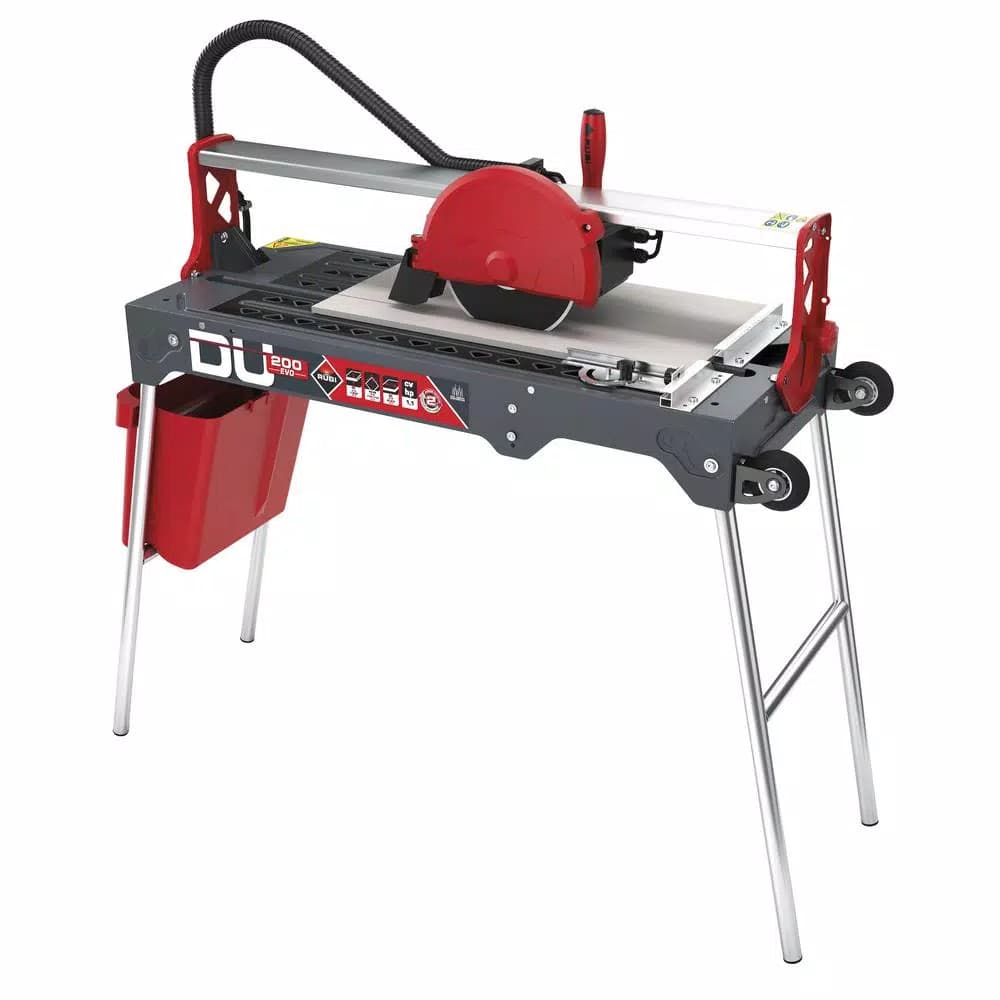 Rubi DU-200 EVO 8 in. 120V Wet Tile Saw with 1.1 HP Direct-Drive Motor