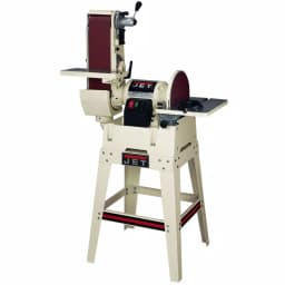 JET JSG-6DCK 1.5 HP Belt and 12 in. Disc Sander with Open Stand thumbnail 1