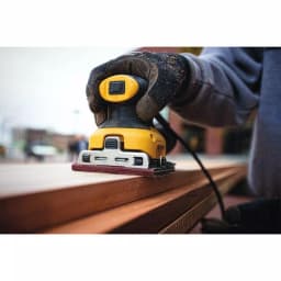 DEWALT DWE6411K 1/4 Sheet Palm Grip Corded Finishing Sander Kit with Contractor Bag thumbnail 11