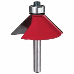 Diablo 45-Degree Chamfer Router Bit, 1/4 in. Shank, Carbide Construction thumbnail 1