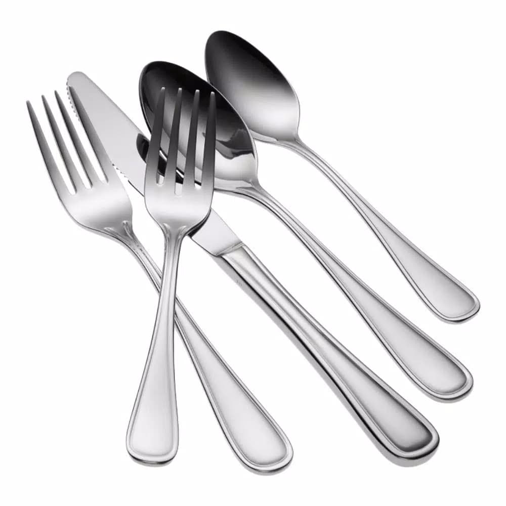 Oneida T015FDIF 18/10 Stainless Steel European Table Fork, Silver, 12-Pack