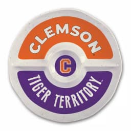 Magnolia Lane Clemson NCAA Officially Licensed 15 in. Melamine Chip and Dip Serving Tray thumbnail 1