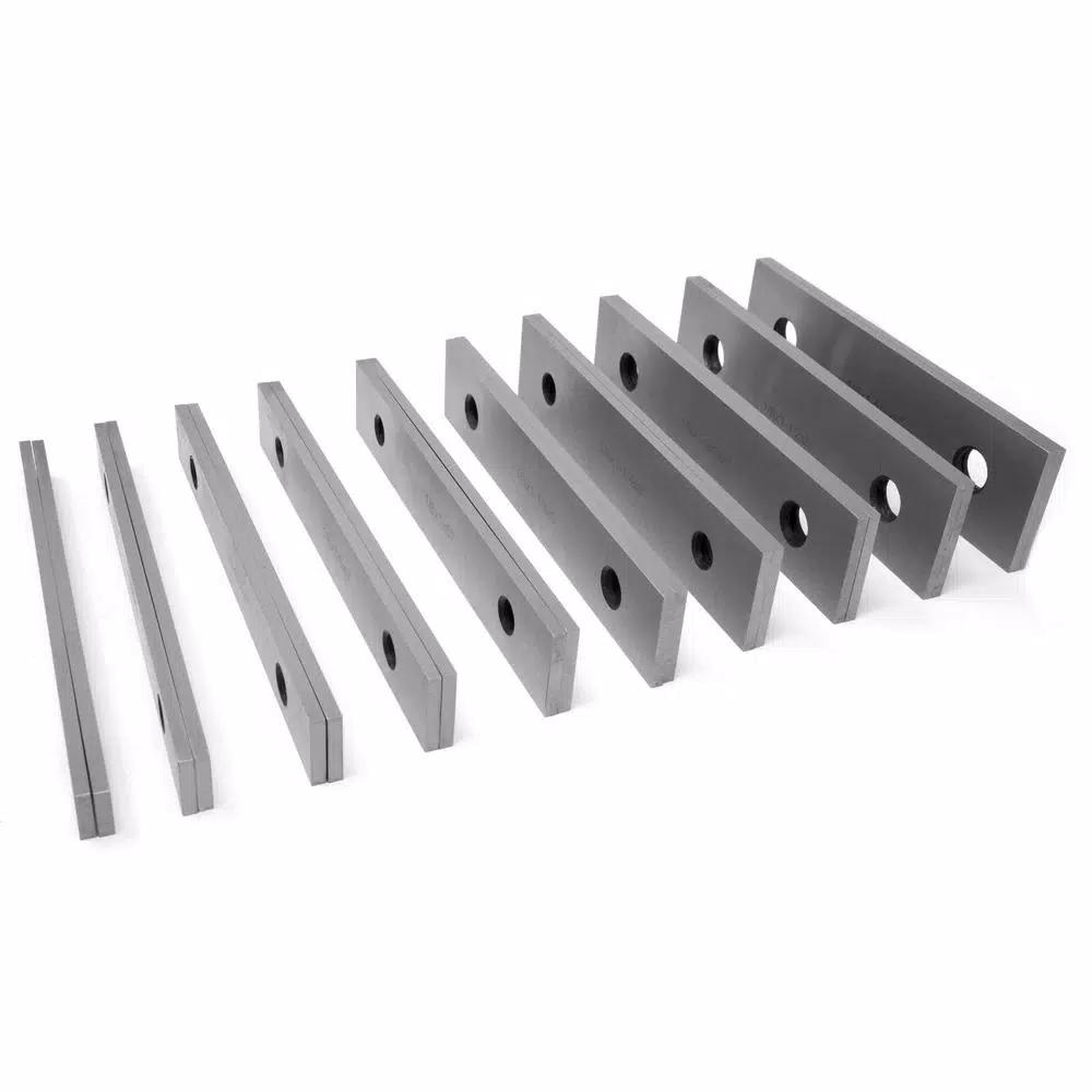 WEN 20-Piece Precision-Ground Parallel Gauge Set, 1/8 in. Graduations with Hard-Shell Case