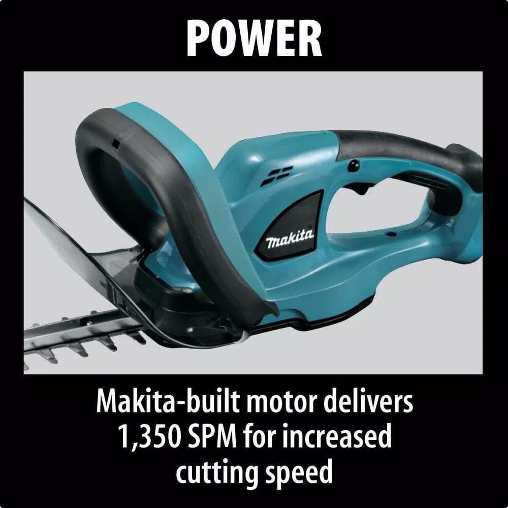Makita 18V LXT Cordless Hedge Trimmer Kit with 4.0Ah Battery and Charger, 22 in. Blade
