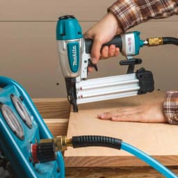 Makita 10 in. Dual Bevel Sliding Compound Miter Saw with Laser & Bonus 18-Gauge Brad Nailer thumbnail 7