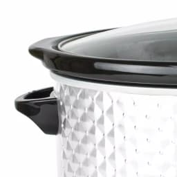 Brentwood Appliances SC-157W 7 Qt. Pearl Slow Cooker with Tempered Glass Lid thumbnail 2