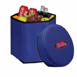 Picnic Time Ole Miss Rebels Navy Bongo 12 Qt. Collapsible Soft-Side Cooler thumbnail 1