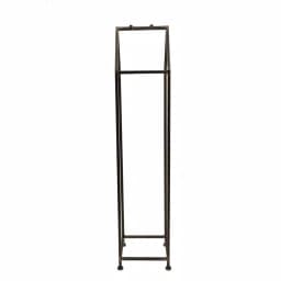 3R Studios House Shaped Metal Log Holder - Black Distressed Iron Firewood Storage thumbnail 6