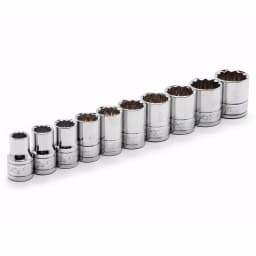 Husky 22-Piece 1/2 in. Drive Ratchet and SAE/Metric Socket Set thumbnail 5