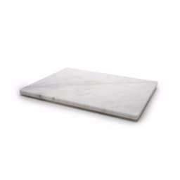 Fox Run White Marble Pastry Board, 16 x 20 inch Rectangle Rolling Surface thumbnail 1