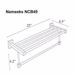 Nameeks General Hotel Wall Mounted Chrome Towel Train Rack thumbnail 2