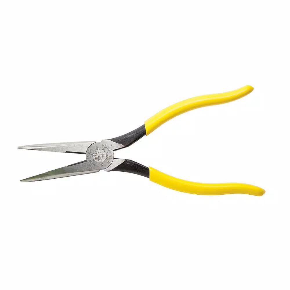 Klein Tools 8 in. Heavy-Duty Long Nose Side Cutting Pliers