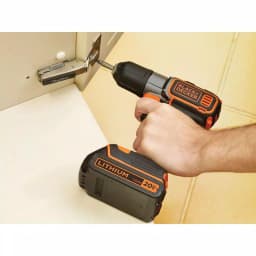 BLACK+DECKER 20V MAX Cordless Drill/Driver with Autosense Technology, 1.5 Ah Battery and Charger thumbnail 12
