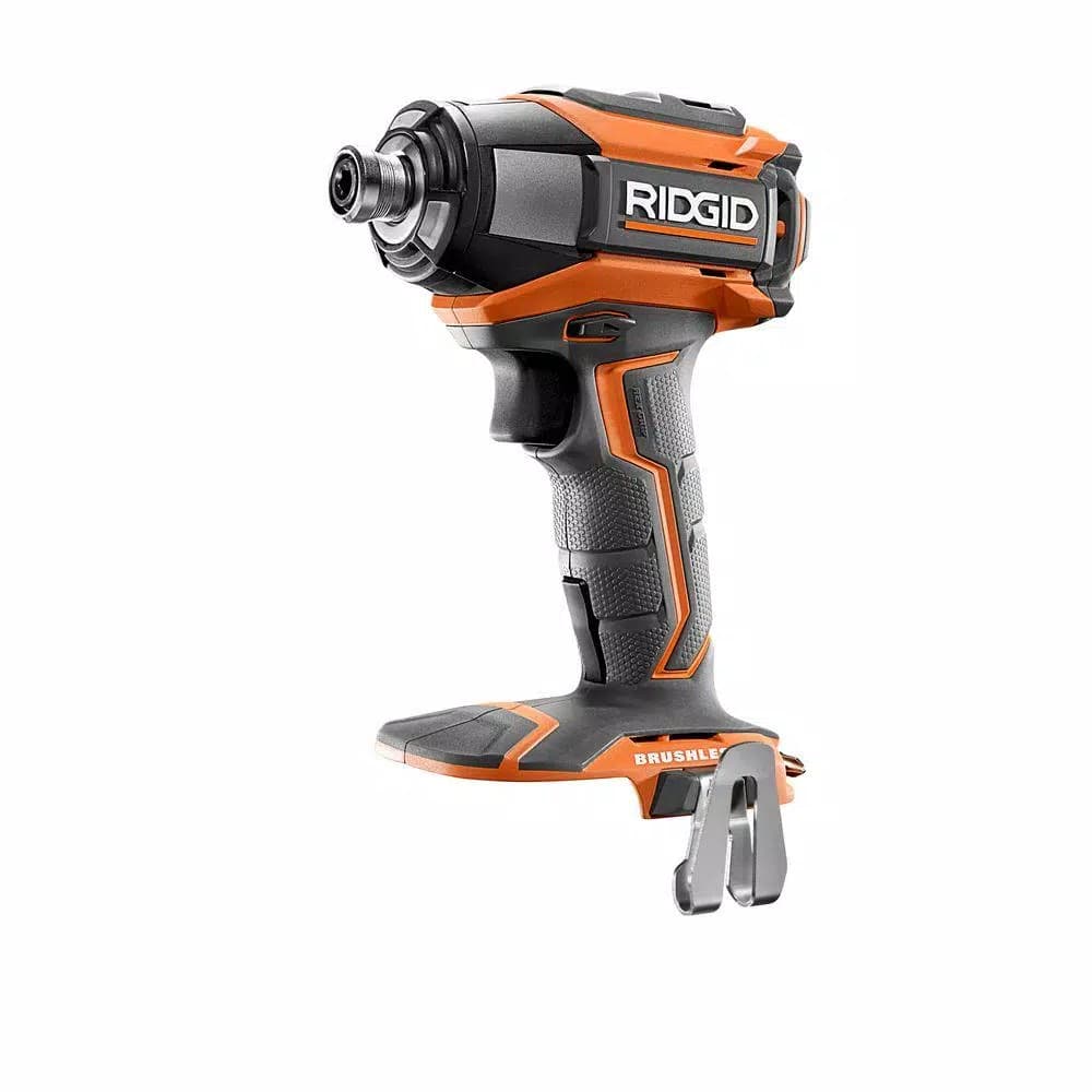 RIDGID 18V Brushless 1/4 in. 3-Speed Impact Driver with Tri-Beam LED (Tool Only)